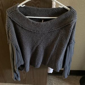 Free people off the shoulder sweater